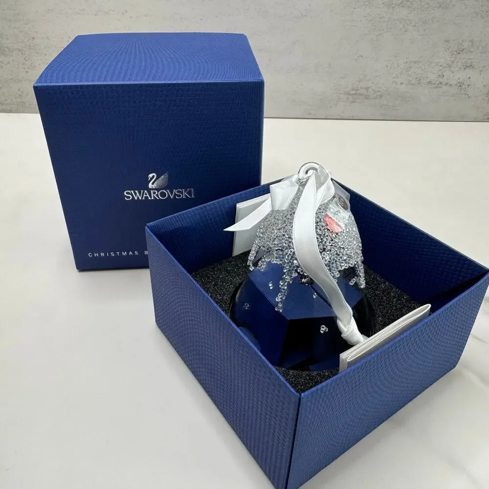 Swarovski | 2016 Glass Christmas Bell Ornament